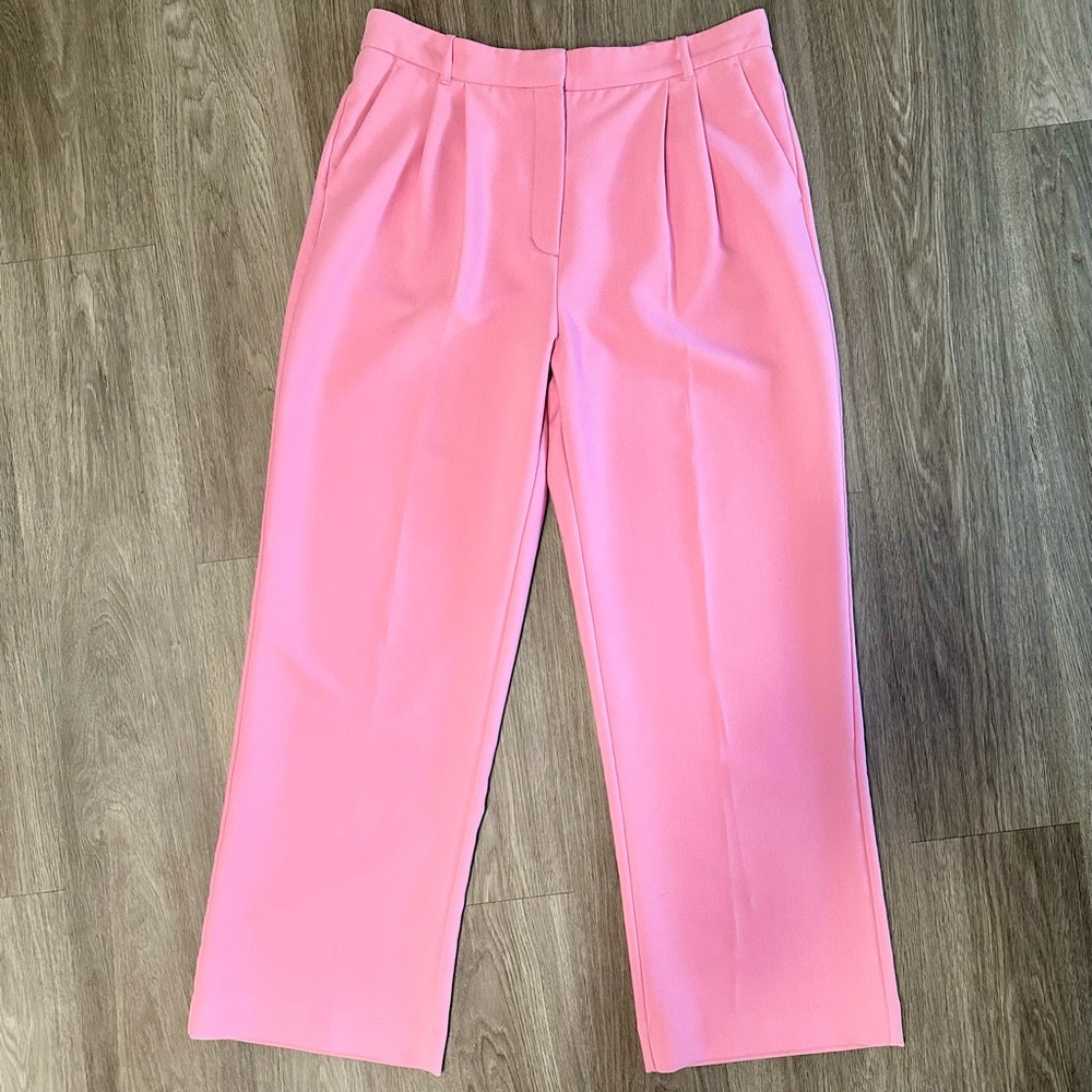 Abercrombie & Fitch Pink Wide Leg Pants